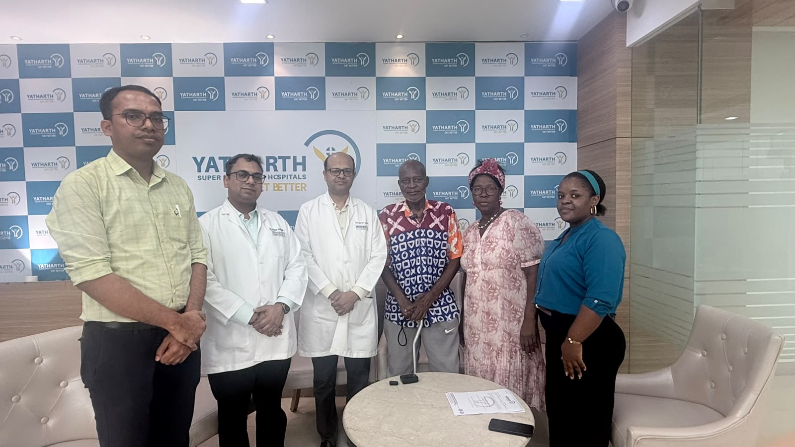 Meeting the medical team at Yatharth Hospital
